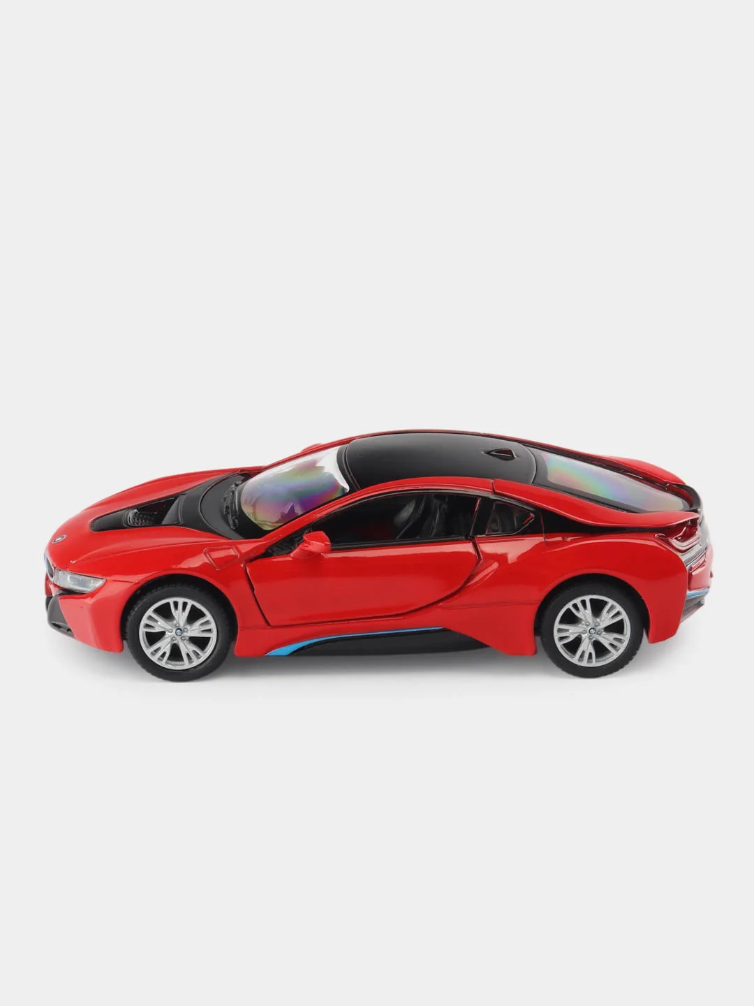 Красный масштабная модель авто 1:36 BMW i8