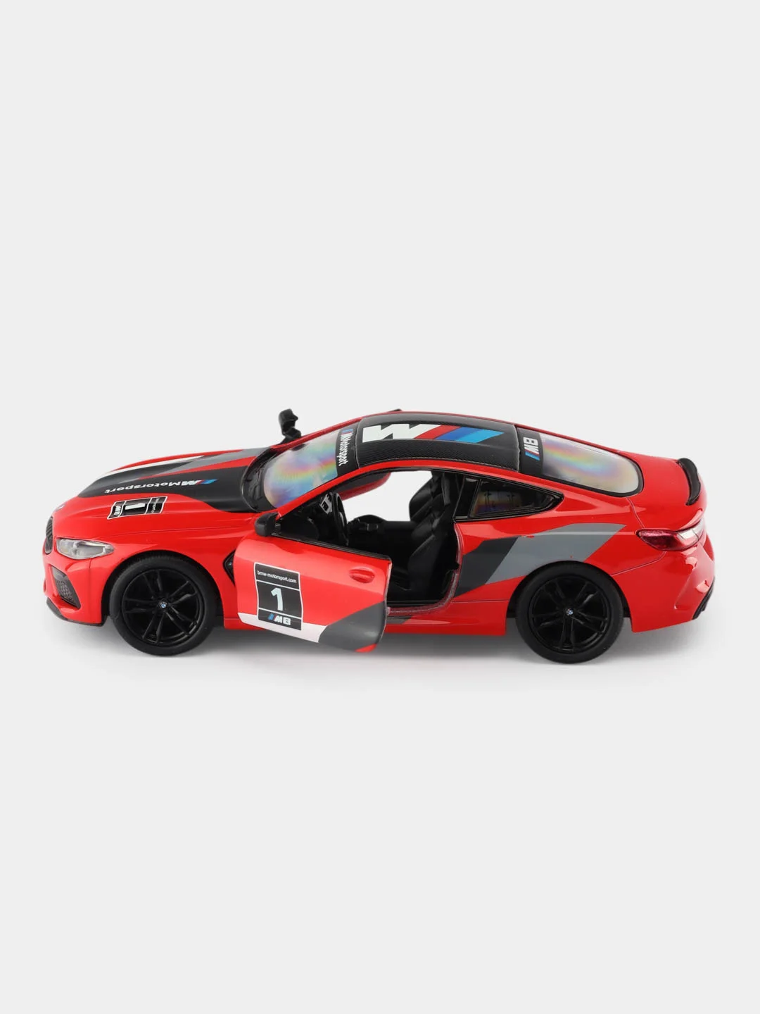 Красный масштабная модель авто 1:38 BMW M8 Coupe спорт