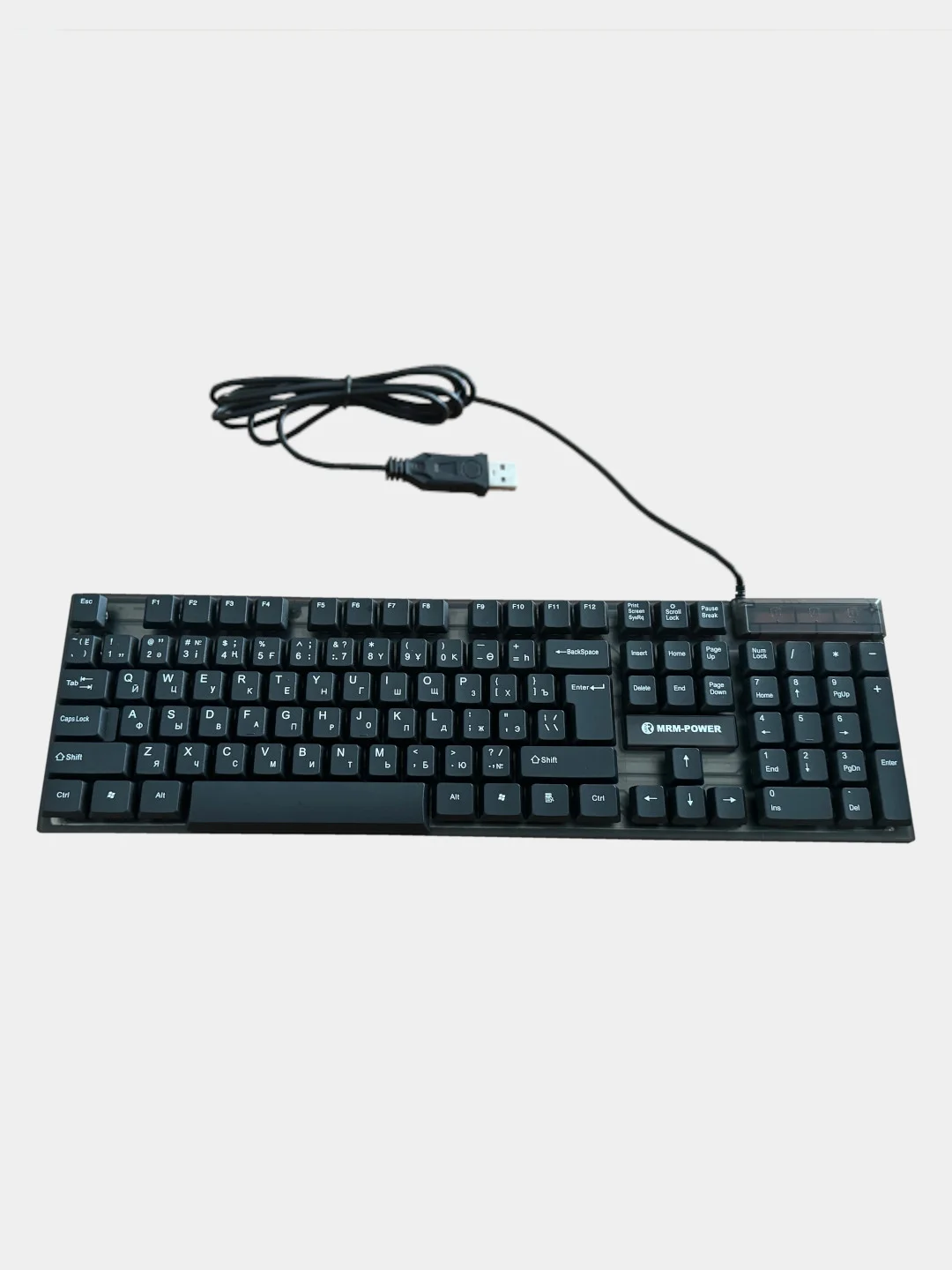 Клавиатура игровая MRM Power USB с подсветкой и мембранной конструкцией клавиш