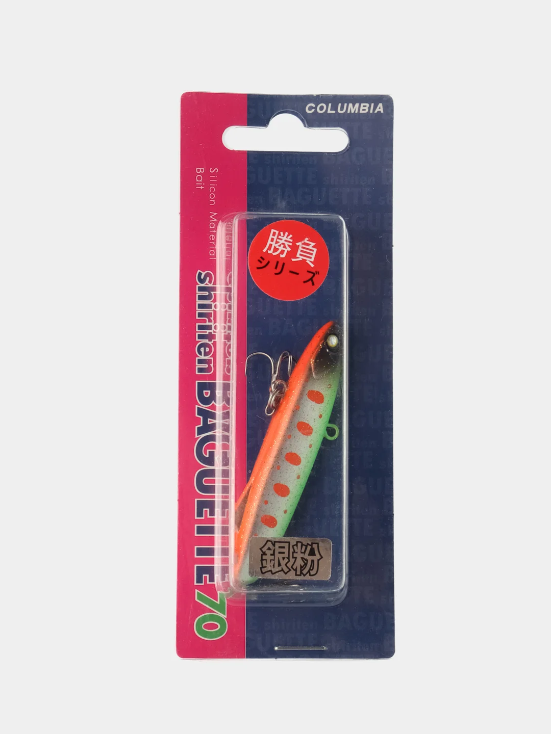 Салатовый ратлин Columbia Baguette VIB 70 mm, 17 г