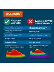 Сушилка сушка для обуви, носков, электрическая, от запаха, с подсветкой, Daswerk, 456196