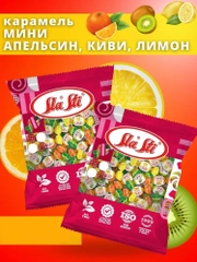 Мини-карамель SlaSti с начинкой Микс 250 г