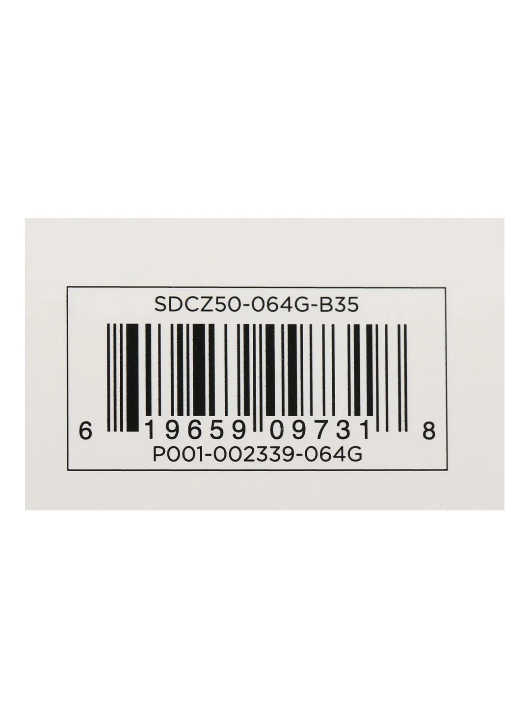 Флэш-накопитель USB2 64GB SDCZ50-064G-B35 SANDISK