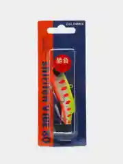 Светло-оранжевый ратлин Columbia Shiriten VIB 80 mm, 28 г