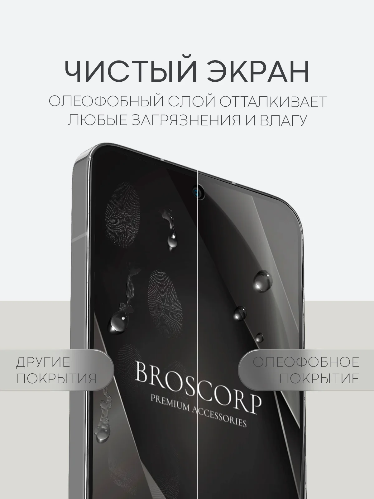 Прозрачный 1-2 шт защитная плёнка для Xiaomi 13, 14 гидрогелевая BROSCORP прозрачная тонкая не стекло