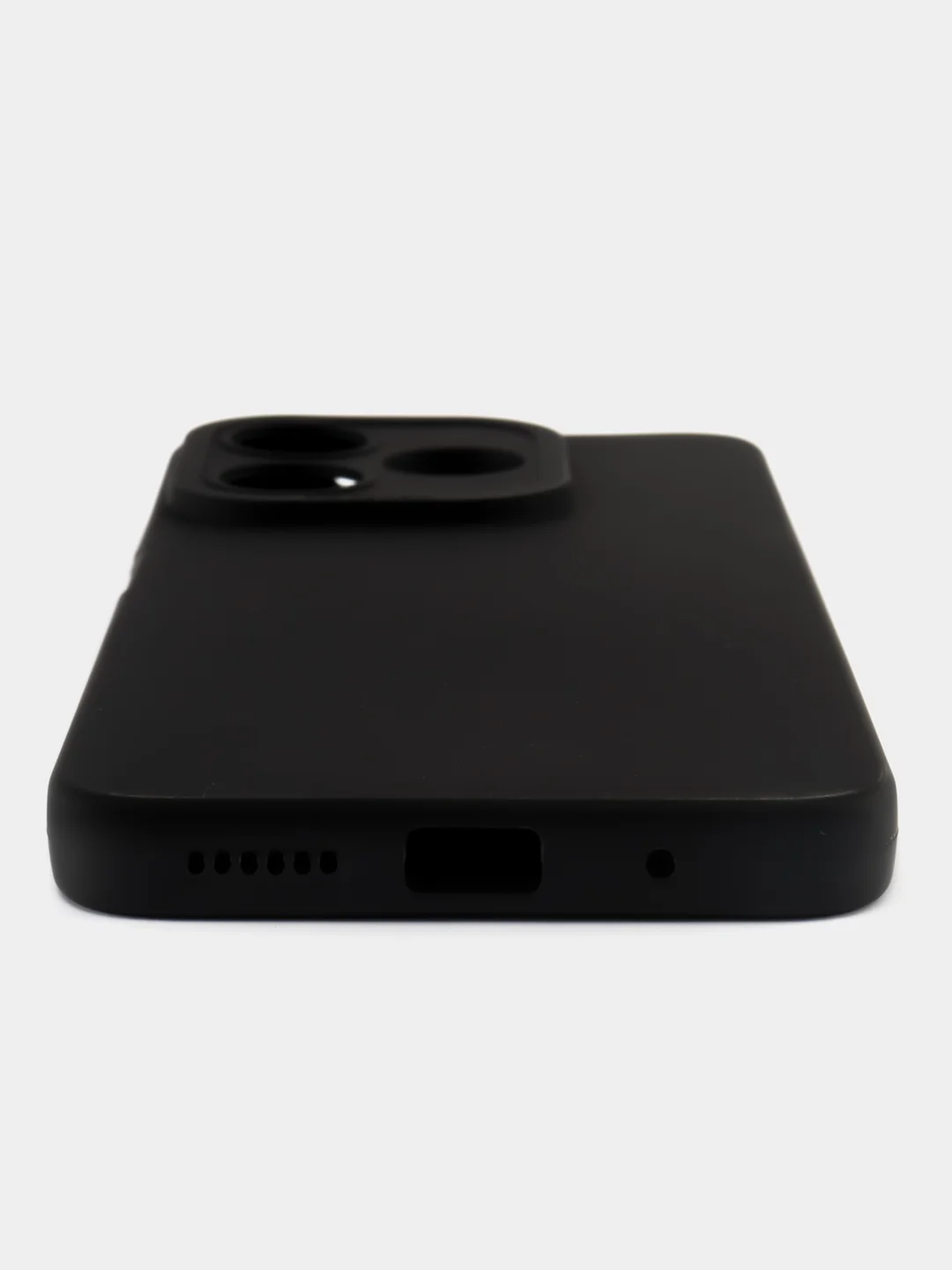 Черный чехол для Xiaomi Redmi 13 / POCO M6 (Сяоми Редми 13 / ПОКО М6), защита камеры