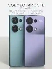 Прозрачный защитная плёнка для Xiaomi Redmi Note 13 Pro+ Plus, 13 Pro 4G, Poco M6 Pro 4G BROSCORP