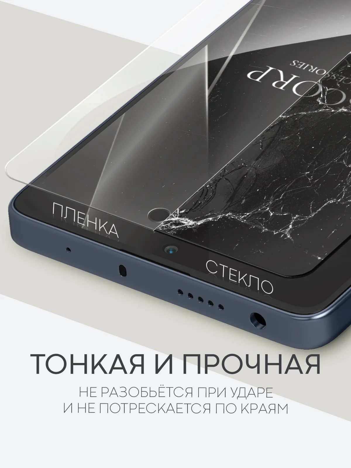 Прозрачный защитная плёнка для Xiaomi Redmi Note 13 Pro+ Plus, 13 Pro 4G, Poco M6 Pro 4G BROSCORP
