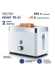 Тостер GRAEF TO 61 weiss