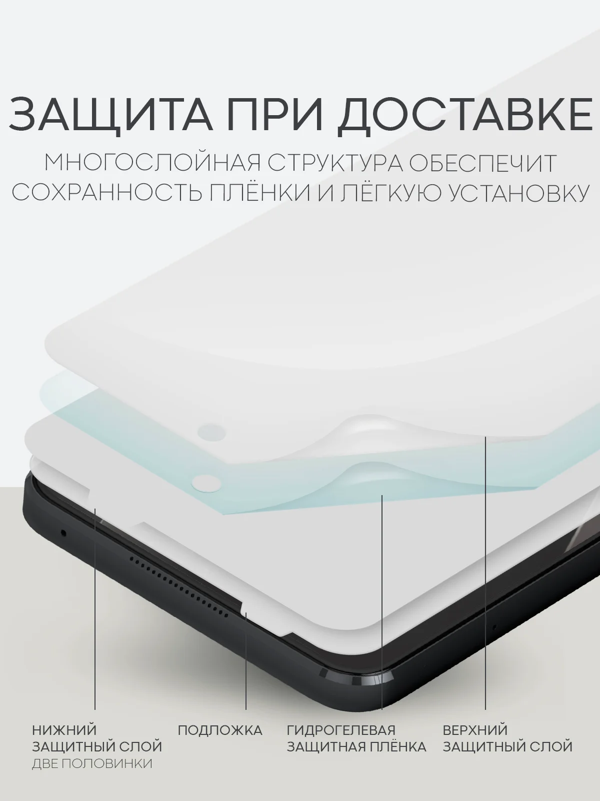 Прозрачный 1-2 шт защитная плёнка для Honor X8, X8a гидрогелевая BROSCORP прозрачная тонкая не стекло