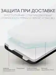 Прозрачный 1-2 шт защитная плёнка для Apple iPhone 14 Pro Max гидрогелевая BROSCORP прозрачная тонкая