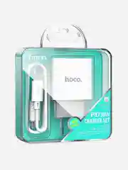 Зарядное устройство для iPhone и Android Hoco C76A PRO 30W с быстрой зарядкой и кабелем