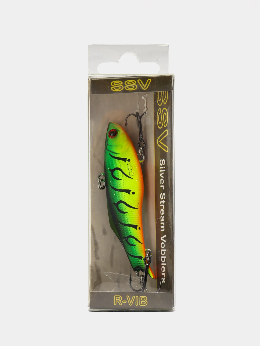 Зелёный хаки ратлин Silver Stream VIB 80 mm, 18 г