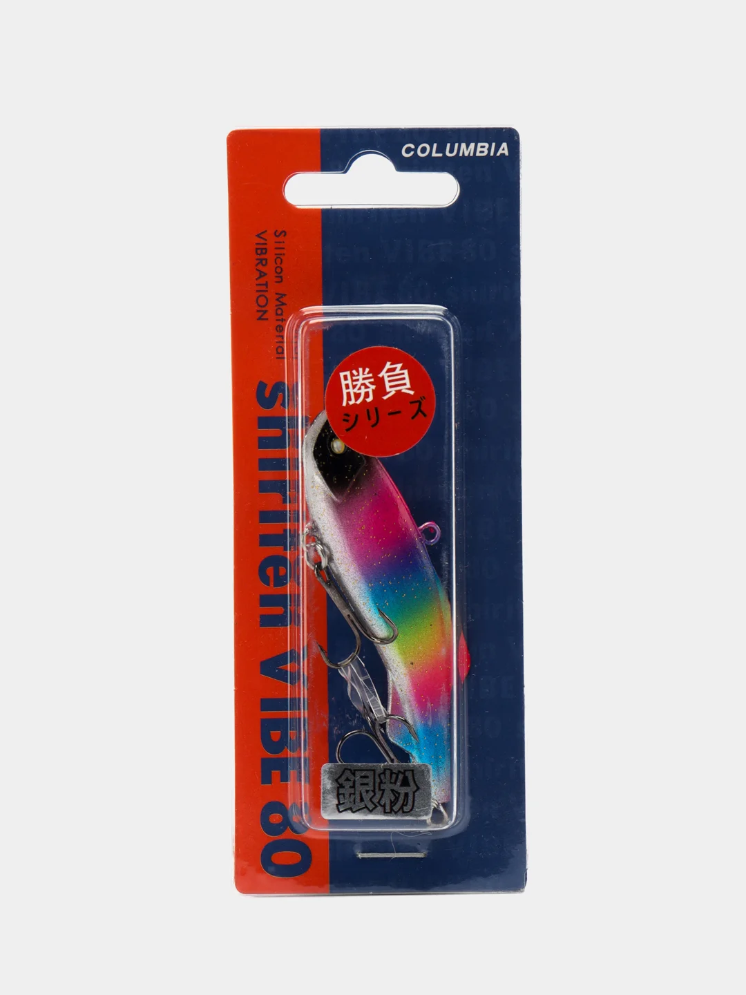 Разноцветный ратлин Columbia Shiriten VIB 80 mm, 28 г