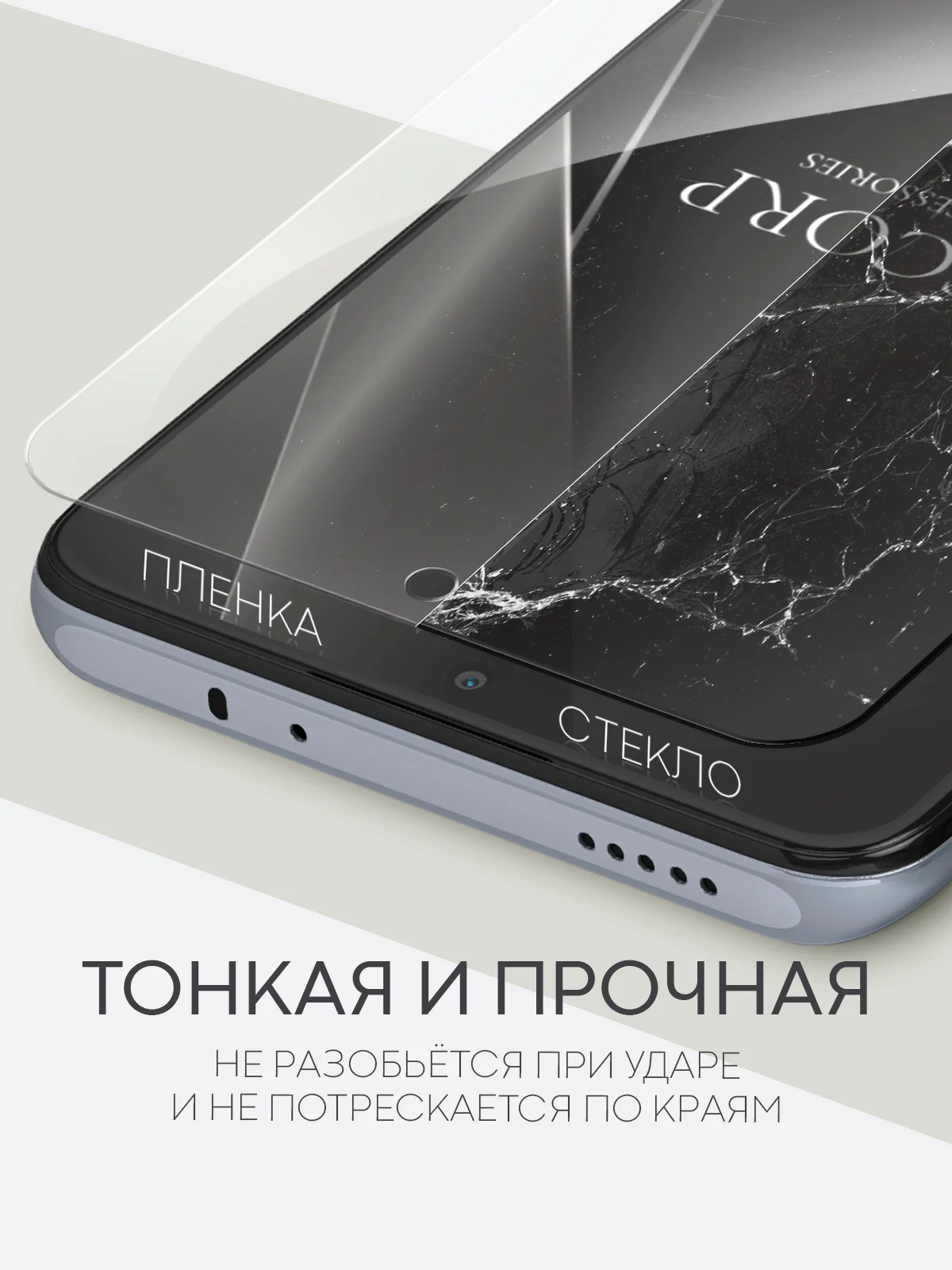 Прозрачный 1-2 шт защитная плёнка для Xiaomi 12T/ 12T Pro гидрогелевая BROSCORP прозрачная тонкая