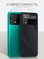 Прозрачный 1-2 шт защитная плёнка для Xiaomi Poco X4 Pro 5G, X5 5G гидрогелевая BROSCORP прозрачная