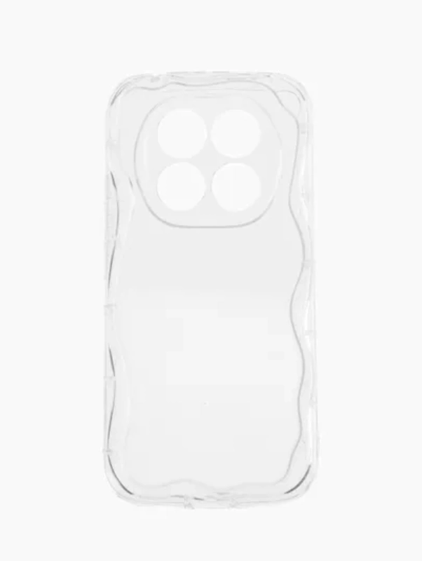Чехол для Xiaomi Redmi Note 14 Pro (Сяоми Ноут 14 Про), прозрачный, противоударный