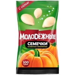Семечки Тыквенные Молодежные с солью 100 гр