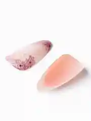 Манго накладные ногти с дизайном френч, 24 штуки