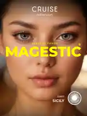 Цветные контактные линзы MAGESTIC карие Sicily, 1 пара 14.2 мм