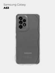 Чехол для Samsung Galaxy A53 5G (Самсунг Галакси А53 5г), прозрачный, противоударный
