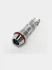 220В Индикатор световой контрольная лампа светодиод в корпусе L-615-R 220V красный (8мм)