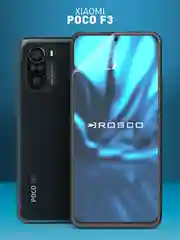 Прозрачный 1-2 шт, защитная плёнка для Xiaomi Poco F3 гидрогелевая ROSCO прозрачная тонкая, не стекло