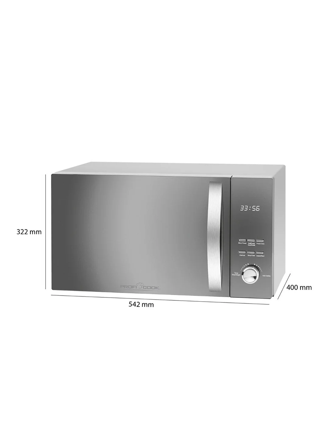 Микроволновая печь Profi Cook PC-MWG 1176 silber