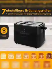 Тостер Profi Cook PC-TA 1244 schwarz