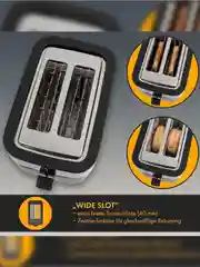 Тостер Profi Cook PC-TA 1244 schwarz