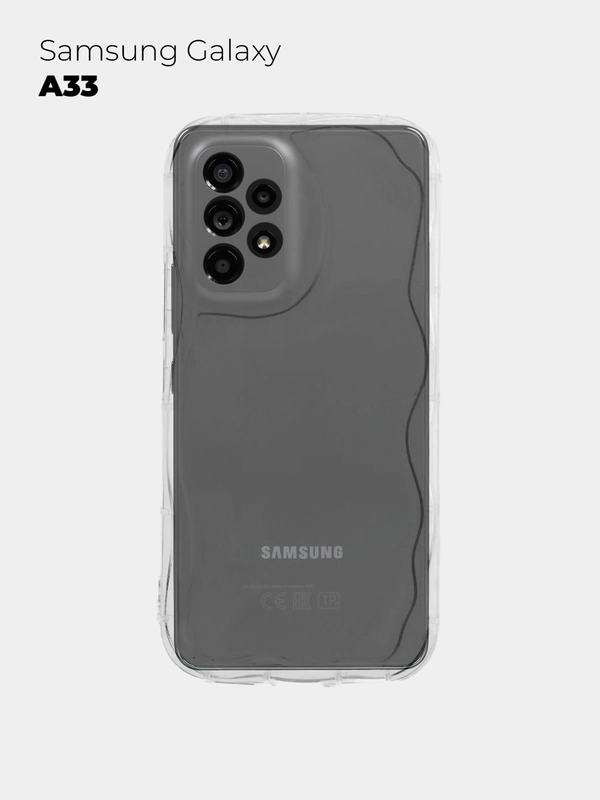 Чехол для Samsung Galaxy A33 5G (Самсунг Галакси А33 5г), прозрачный, противоударный