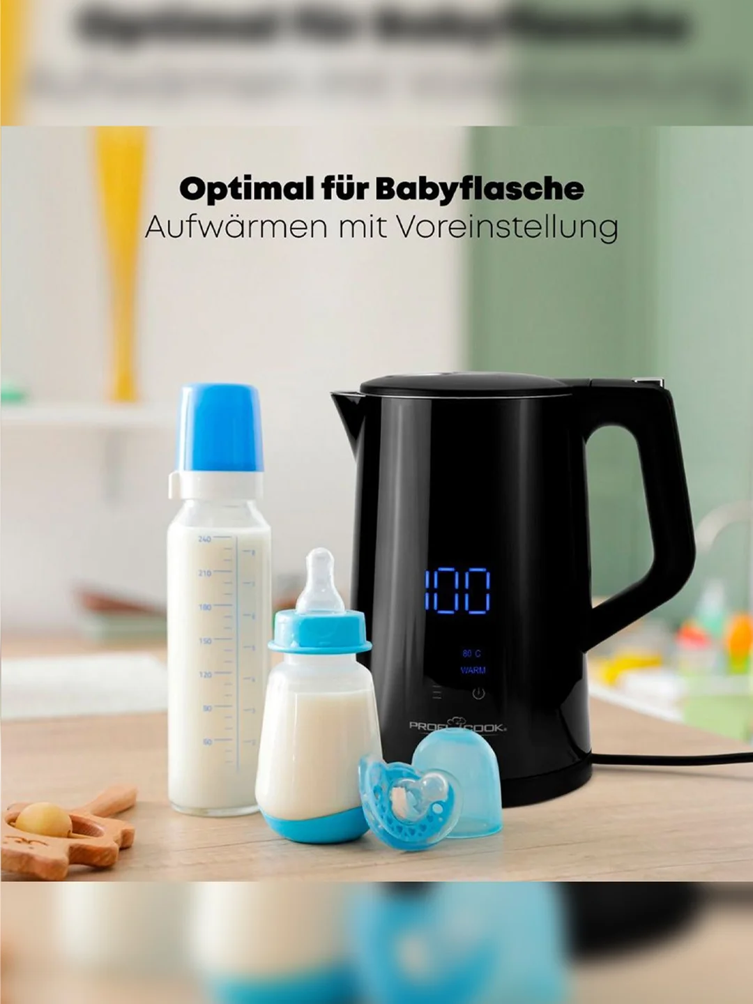 Чайник Profi Cook PC-WKS 1243 schwarz