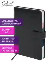 Ежедневник датированный 2025 Galant, планер, планинг, записная книжка А5, под кожу