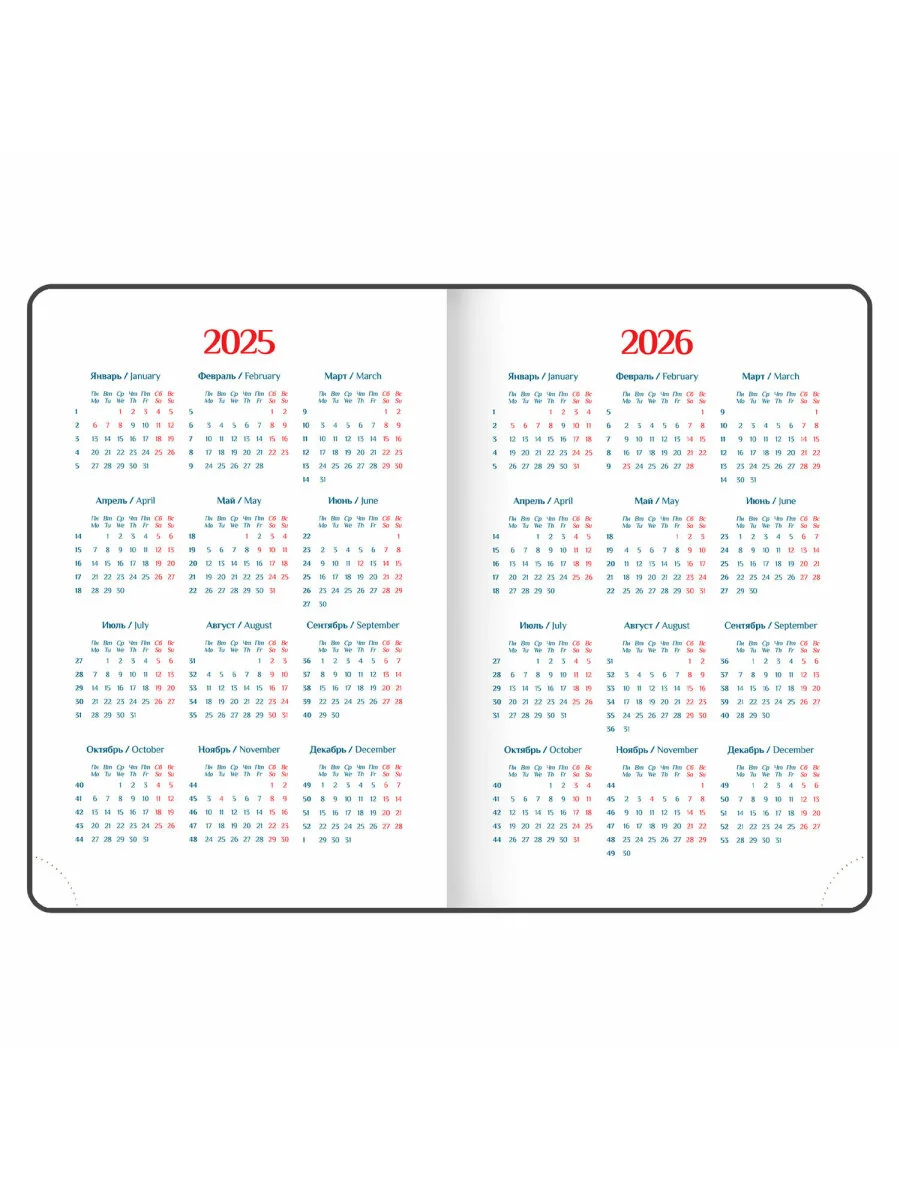 Ежедневник датированный 2025 Galant, планер, планинг, записная книжка А5, под кожу