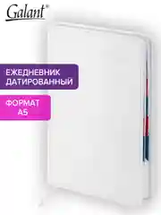 Ежедневник датированный 2025 Galant, планер, планинг, записная книжка А5, под кожу