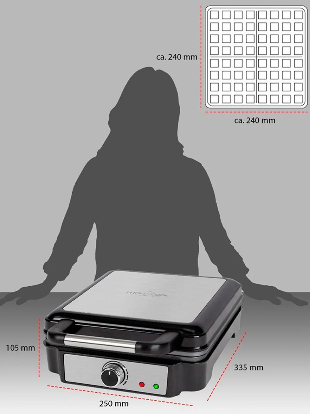 Вафельница Profi Cook PC-WA 1241 inox