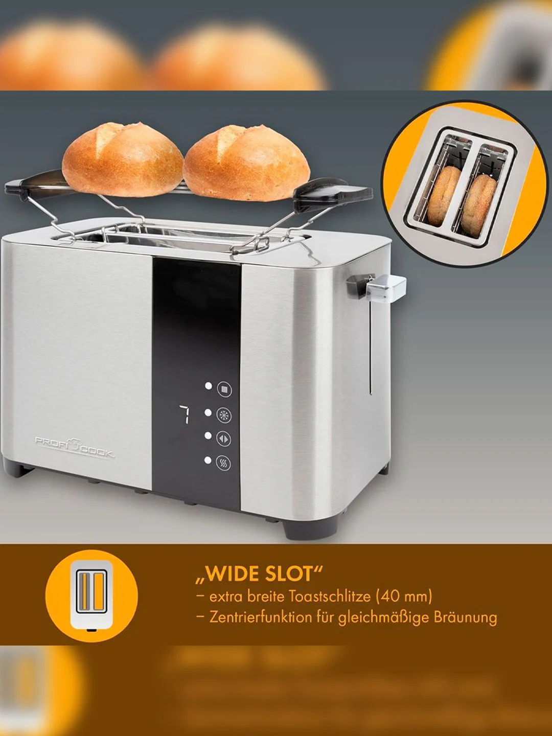 Тостер Profi Cook PC-TA 1250 inox