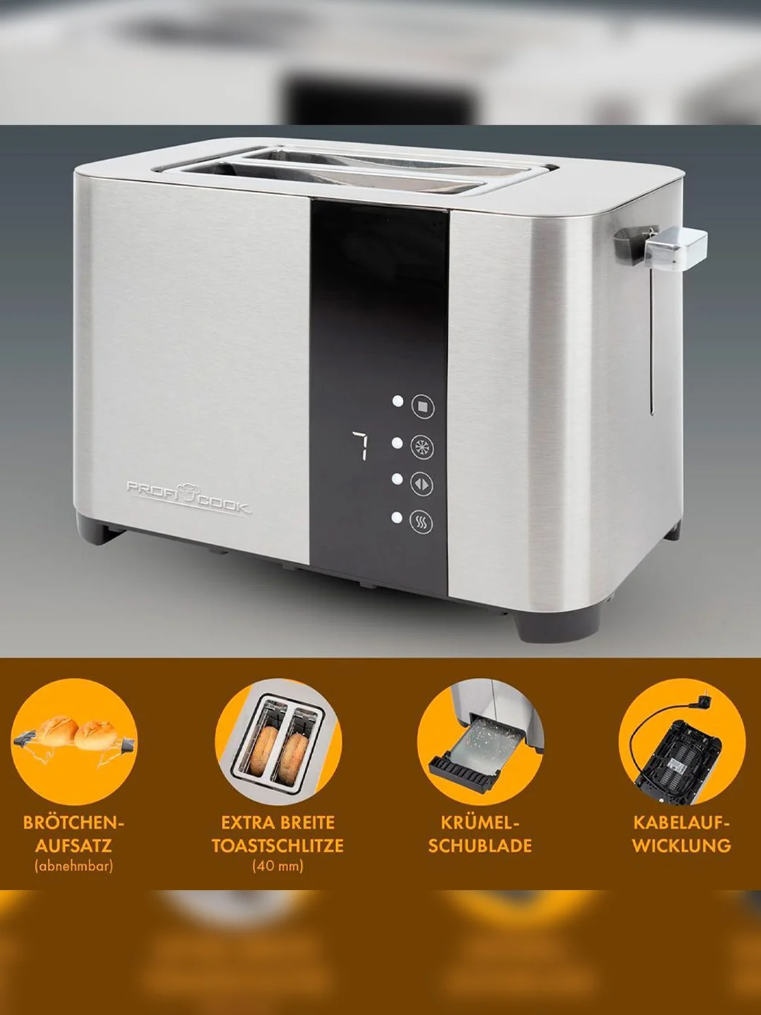 Тостер Profi Cook PC-TA 1250 inox