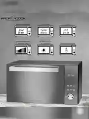Микроволновая печь Profi Cook PC-MWG 1204 schwarz