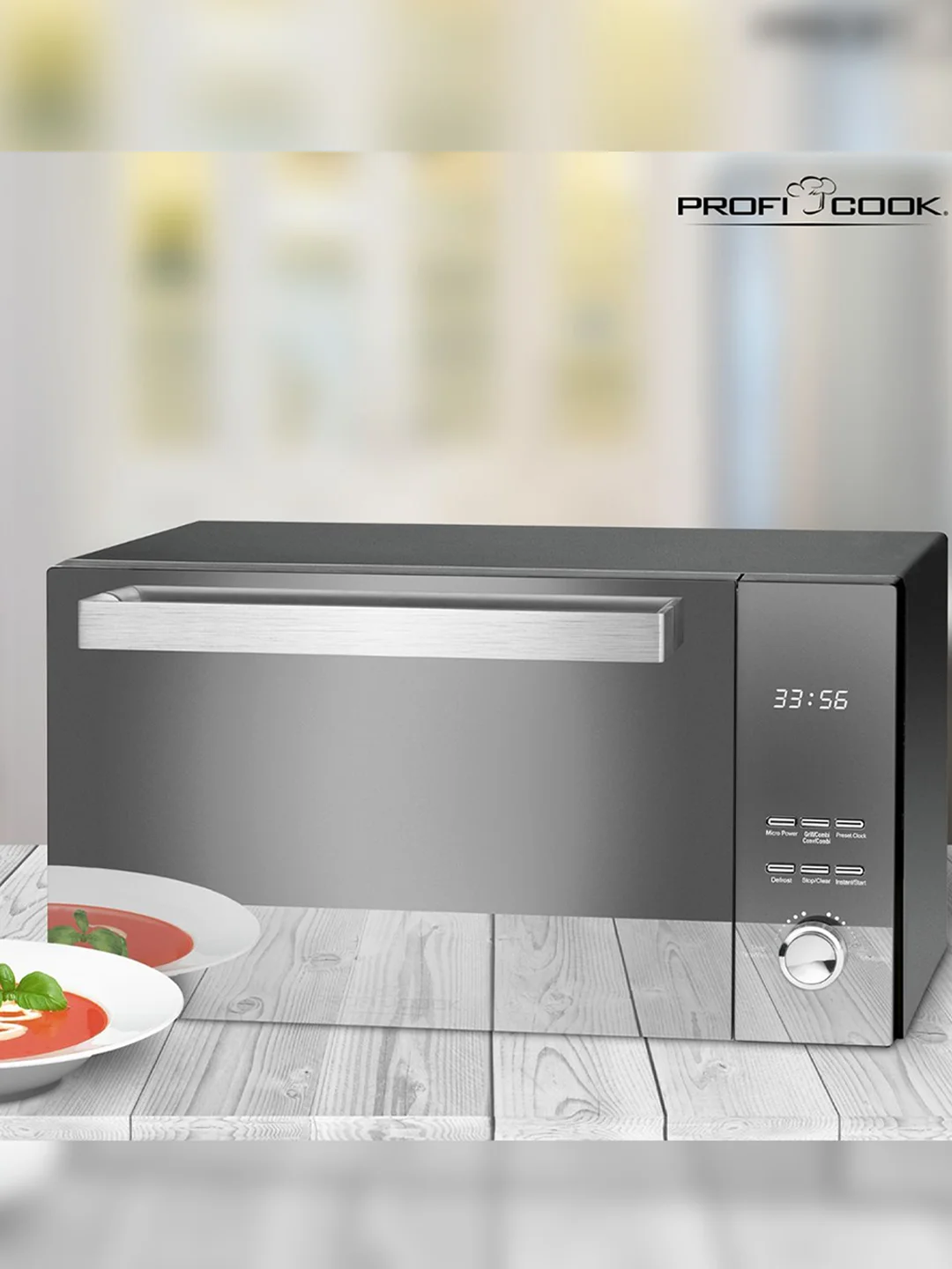 Микроволновая печь Profi Cook PC-MWG 1204 schwarz