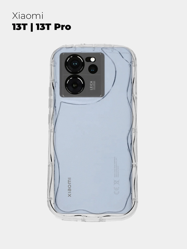 Чехол для Xiaomi 13T / 13T Pro (Сяоми 13Т Про), прозрачный, противоударный