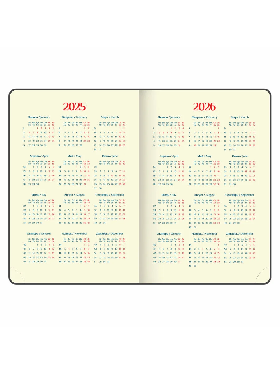 Ежедневник датированный 2025 Galant, планер, планинг, записная книжка А5, под кожу