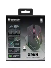 Мышка WRL URAN GM-503 BLACK LED,8D,3200DPI 52503 DEFENDER