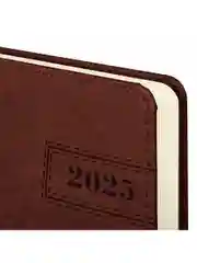 Ежедневник датированный 2025 Brauberg, планер планинг записная книжка А5, под кожу
