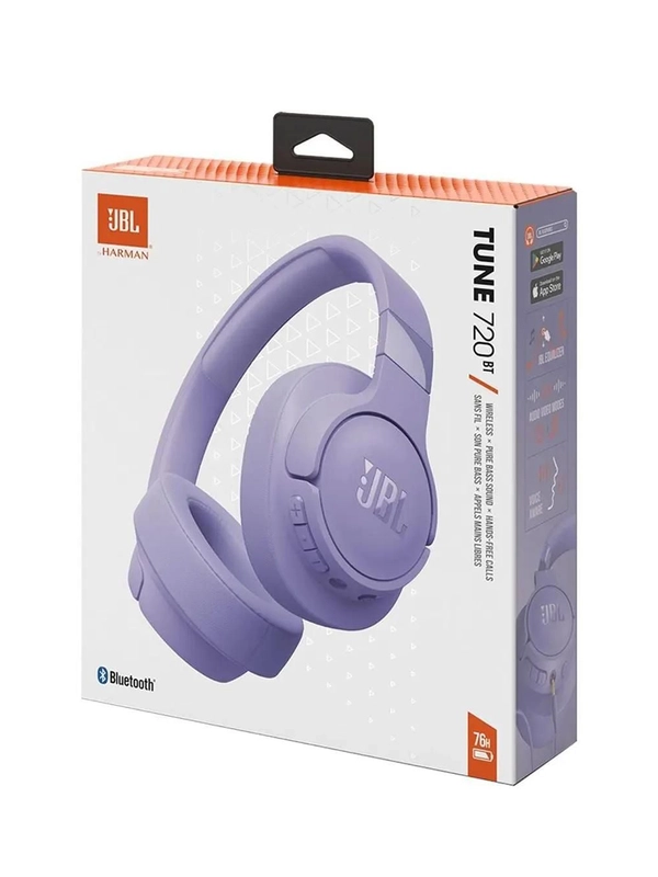 Нaушники WIRELESS TUNE 720BT PURPLE JBLT720BTPUR JBL