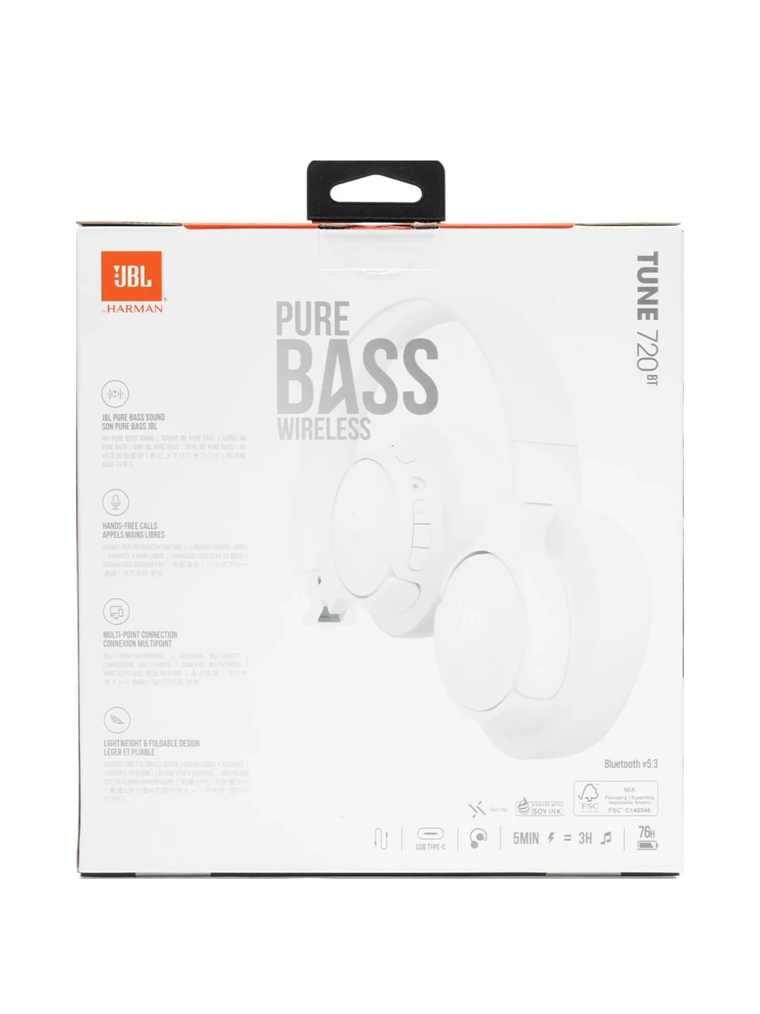 Гарнитура T720BT WHITE JBL