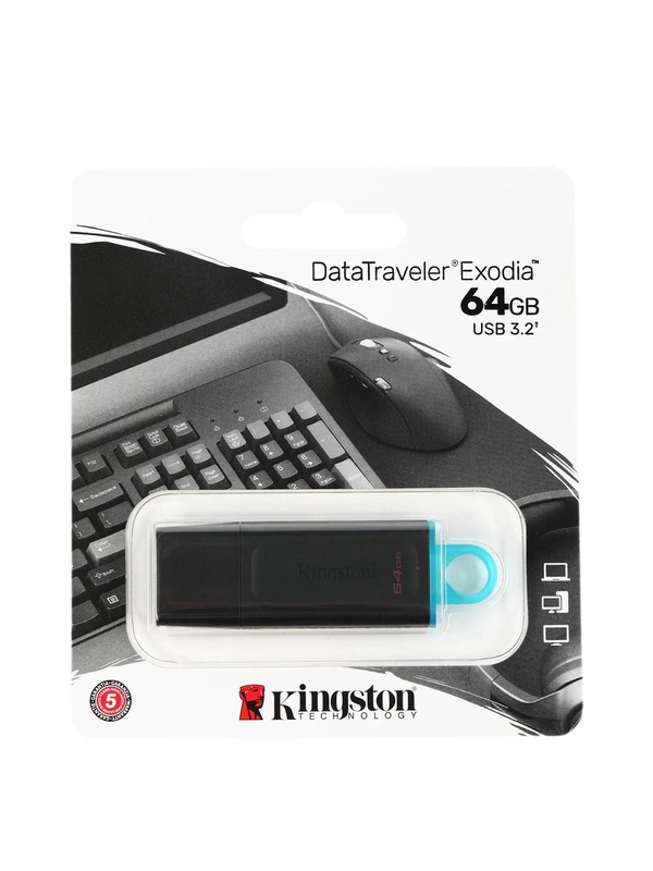 Флэш-накопитель USB3.2 64GB DTX/64GB KINGSTON