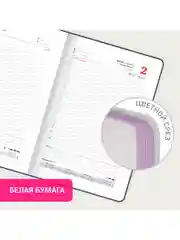 Ежедневник датированный 2025 Brauberg, планер планинг записная книжка А5, под кожу
