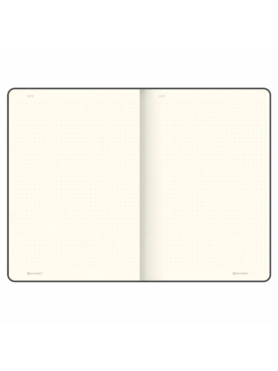 Блокнот BRAUBERG Metropolis Mix, А5, 148 x 218 мм, под кожу, 80 л, в точку, 113315