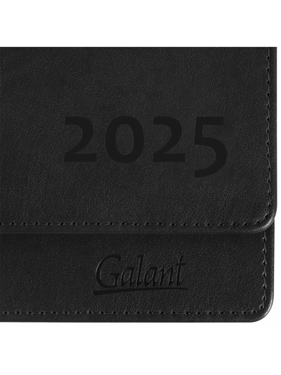 Ежедневник датированный 2025 Galant, планинг, планер настольный, 305х140 мм, под кожу